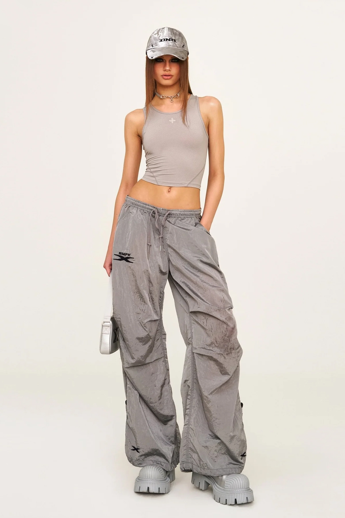 SMFK Future X Athletic Tank Top / Dust Gray