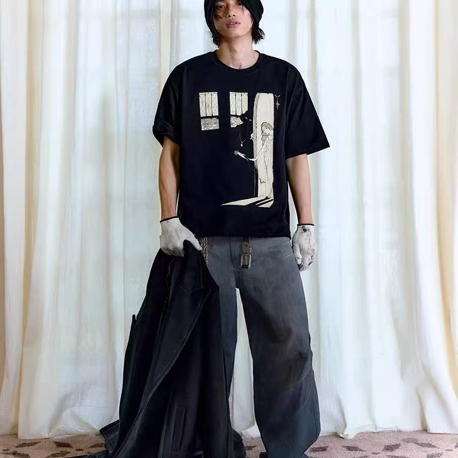 JCAESAR Murderer Graphic Short Sleeve Tee